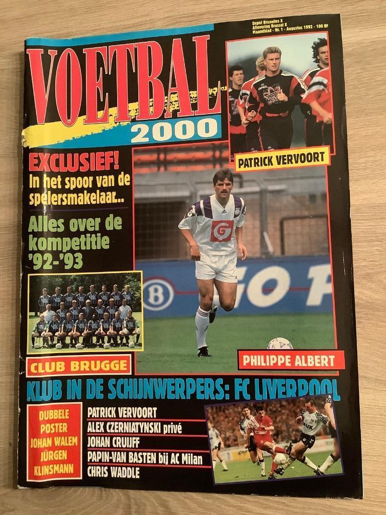 Voetbal 2000 Magazine ‘ Competitiespecial 1992-1993, Verzamelen, Ophalen of Verzenden, Gebruikt, Boek of Tijdschrift