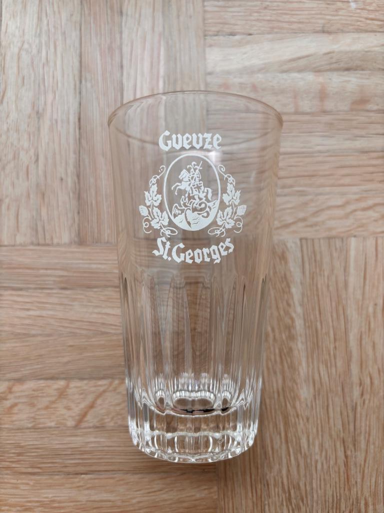 Oude geuze glazen St. Georges, Enlèvement ou Envoi, Verre à bière