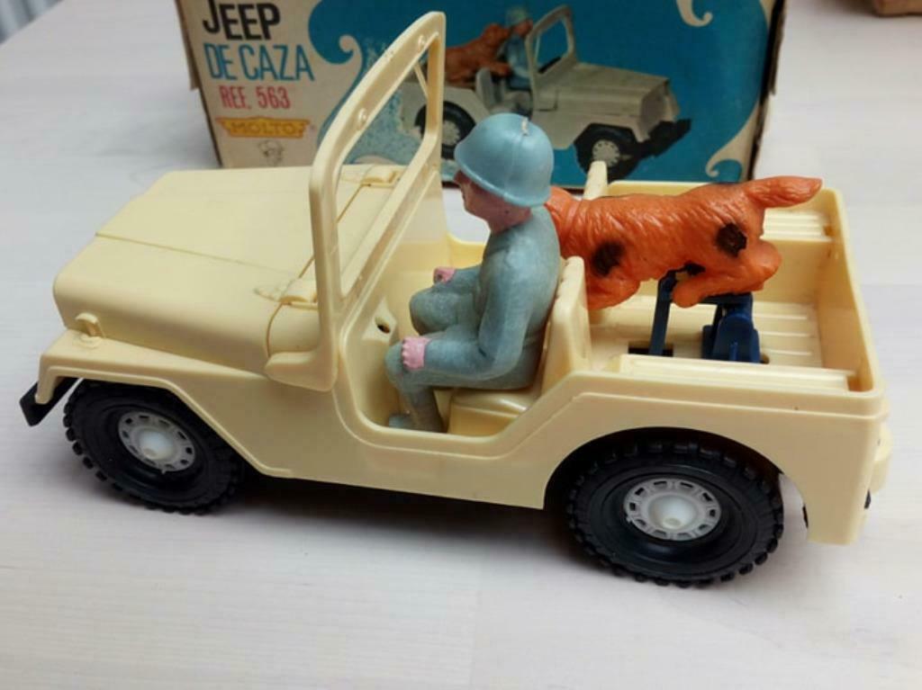 Voiture jouet vintage Jeep (Molto), Enlèvement ou Envoi, Utilisé, Voiture