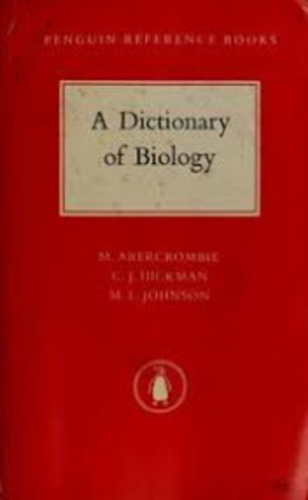 A Dictionary of Biology|Penguin Reference Books, Enlèvement ou Envoi, Comme neuf, Sciences naturelles