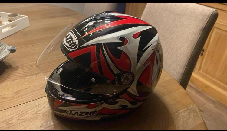 Helm smal en regenpak medium, Motoren, Ophalen