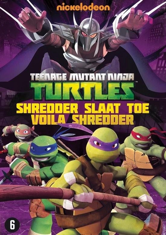 Dvd turtles shredder slaat toe, Ophalen of Verzenden, Zo goed als nieuw