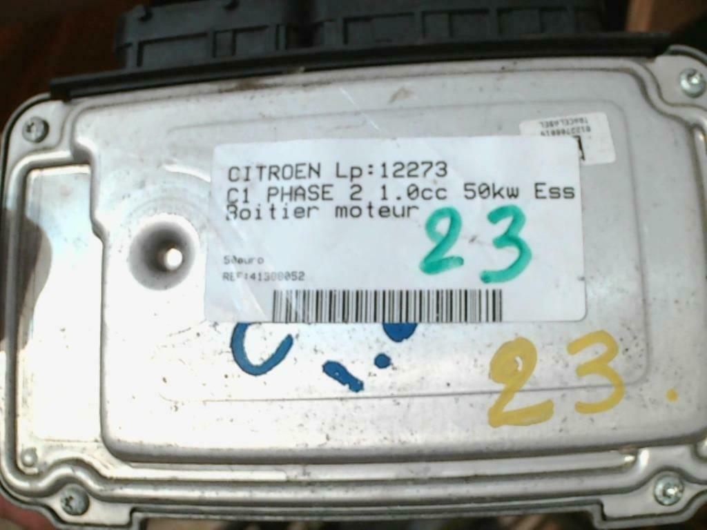 Boitier moteur CitroenC1 1.0i 50kw 2008-2012 ( LP/12273 (23), Autos : Pièces & Accessoires, Enlèvement ou Envoi, Utilisé