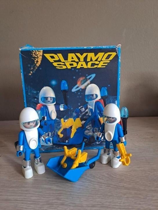 Vintage 1980 Playmobil 3589 Playmospace Astronauten, Kinderen en Baby's, Speelgoed | Playmobil, Ophalen, Zo goed als nieuw
