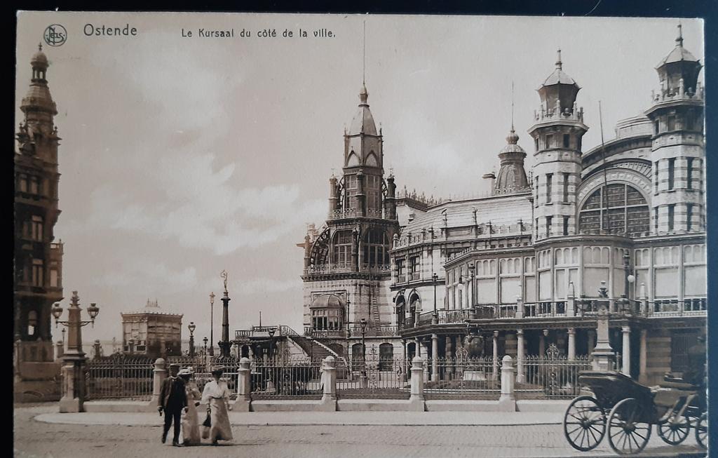 Postkaart OOSTENDE CASINO kursaal cote de la ville, Verzamelen, Ophalen of Verzenden