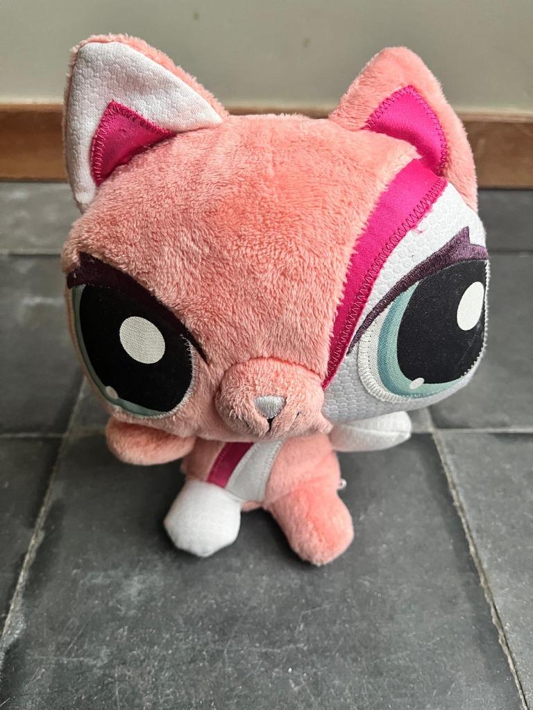 LPS Littlest Pet Shop grote knuffel kat, Ophalen of Verzenden, Zo goed als nieuw