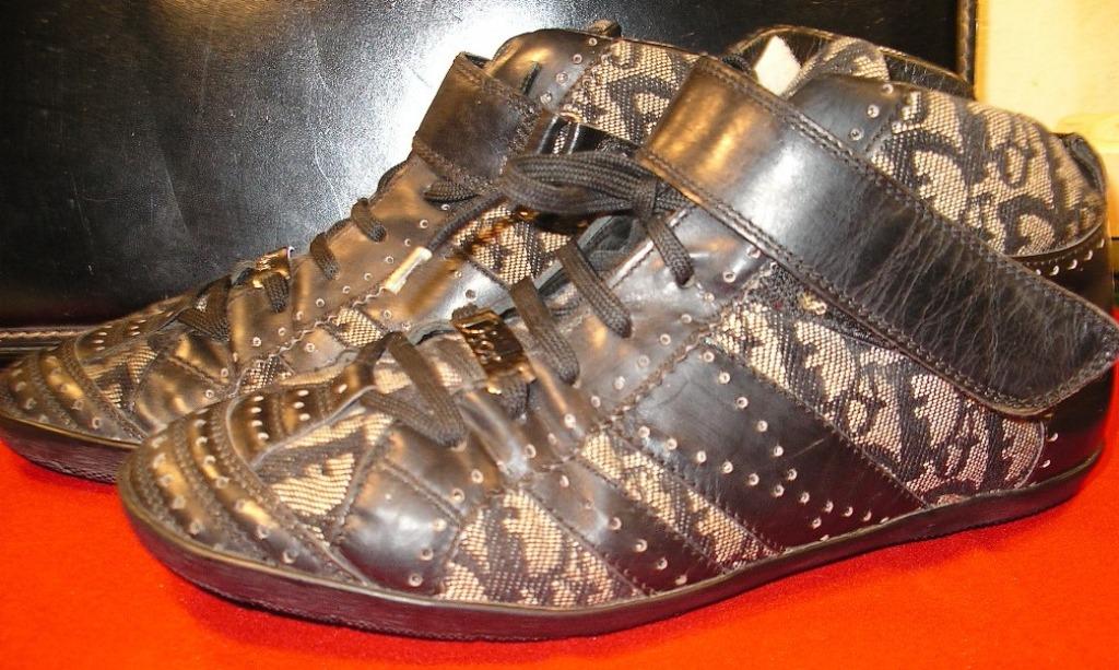 AUTHENTIEK PAAR VINTAGE DIOR-SNEAKERS VOOR DAMES 39, Kleding | Dames, Zwart, Ophalen of Verzenden, Sneakers, Gedragen