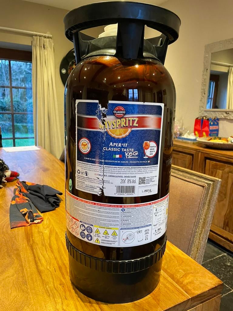 Fut de Spritz 20 litres, Enlèvement