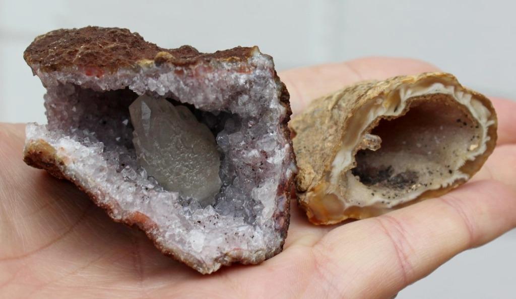 2 x QUARTZ du Brésil, Enlèvement ou Envoi, Minéral