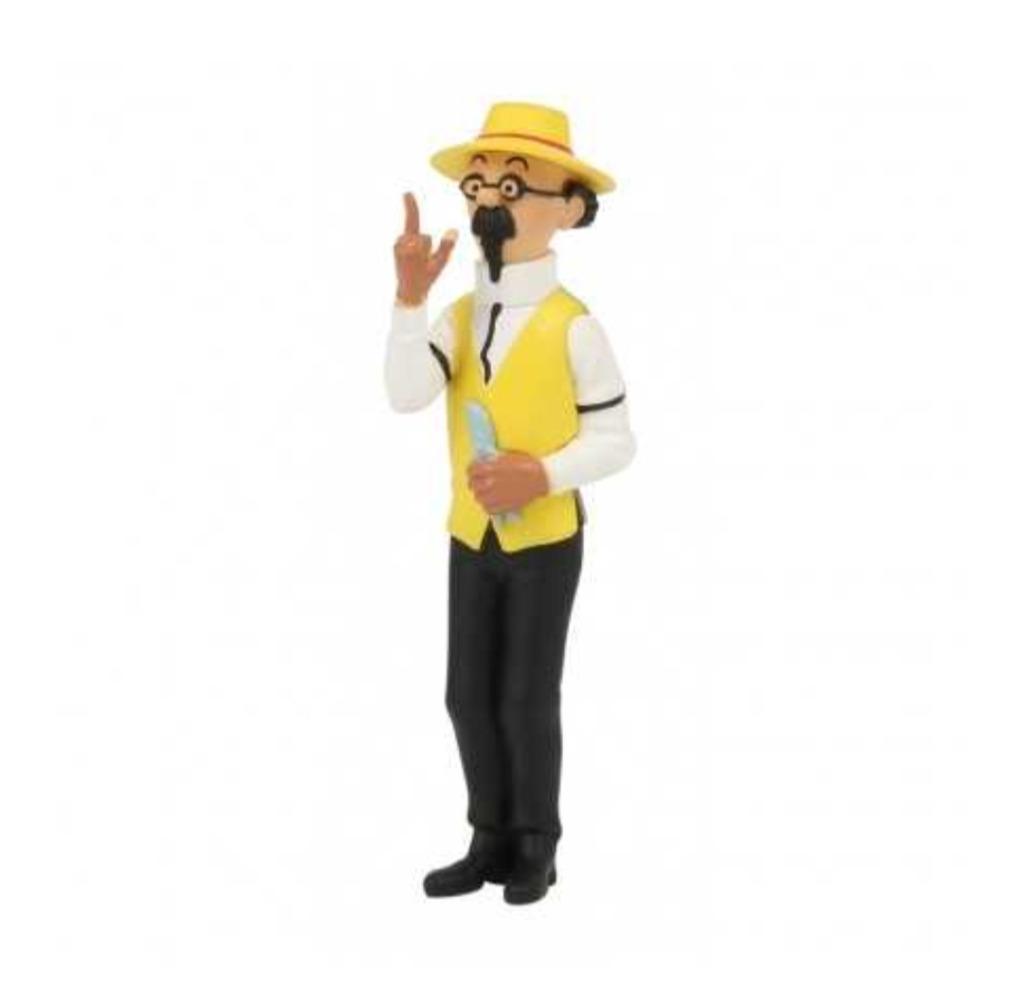 Statue de pr. tournesol en jardinier  en pvc 8cm, Enlèvement, Tintin, Neuf, Statue ou Figurine