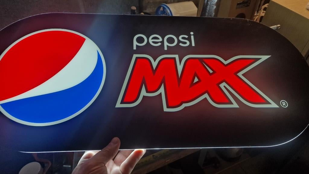 Enseigne lumineuse PEPSI., Collections, Marques & Objets publicitaires, Enlèvement ou Envoi