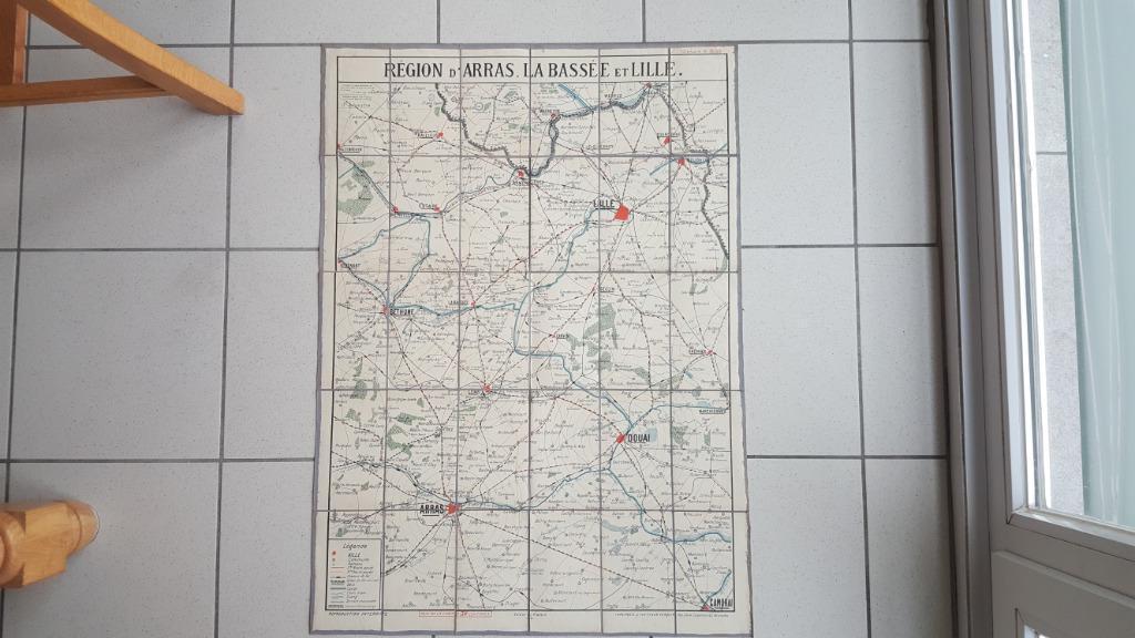 Plan scolaire de La Baseer et Lille, Enlèvement ou Envoi, 1800 à 2000, France, Carte géographique