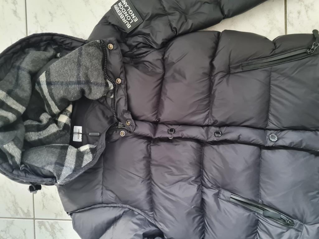 Burberry jas medium, Ophalen, Maat 48/50 (M), Zwart, Nieuw