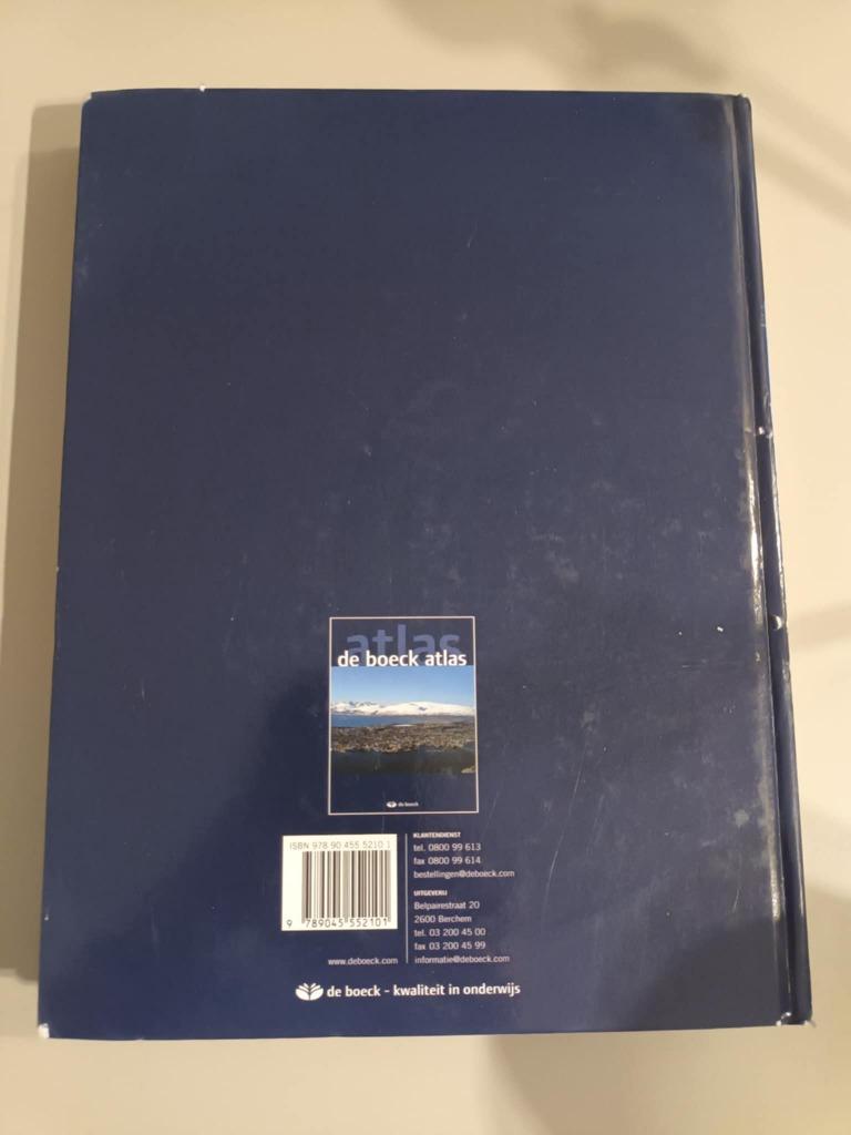 de boeck atlas, ASO, Ophalen, Gelezen, Aardrijkskunde