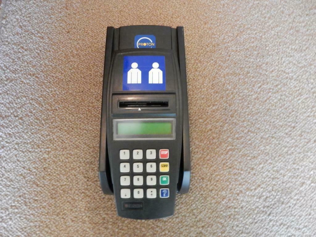 Vintage terminal CZAM mister cash/bancontact C-ZAM, Enlèvement ou Envoi, Utilisé