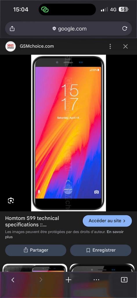 Gsm smartphone homtom s9, Enlèvement ou Envoi, Comme neuf