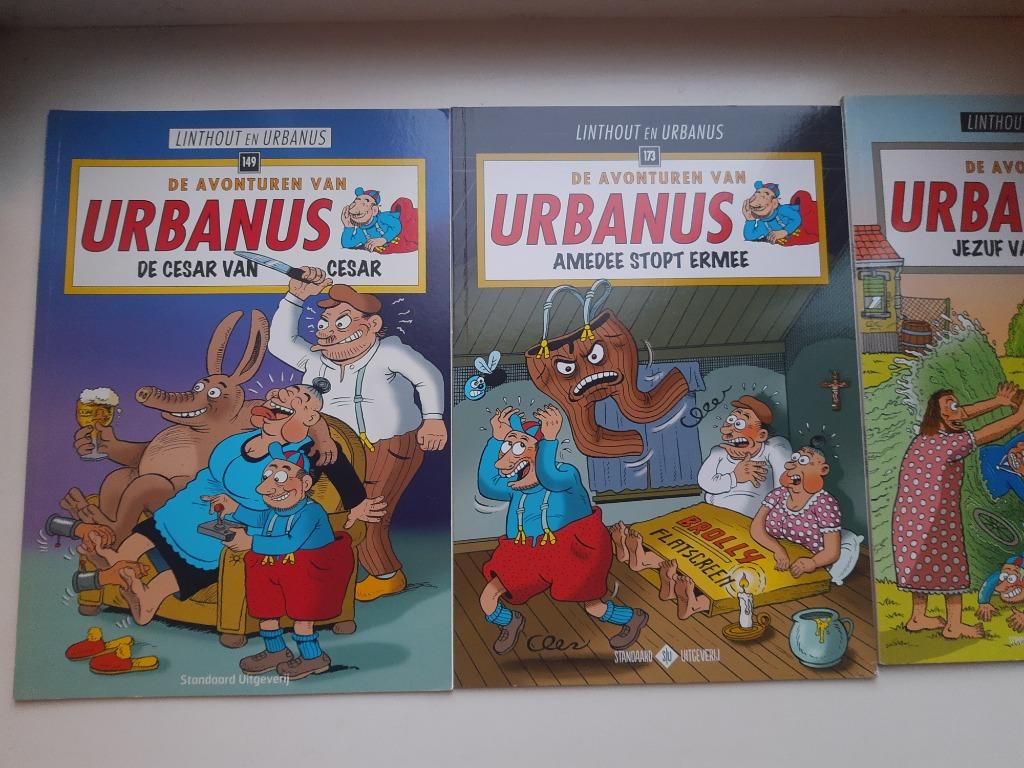 4 urbanusstrips €4 ps, Boeken, Meerdere stripboeken, Verzenden, Zo goed als nieuw, Urbanus; Willy Linthout