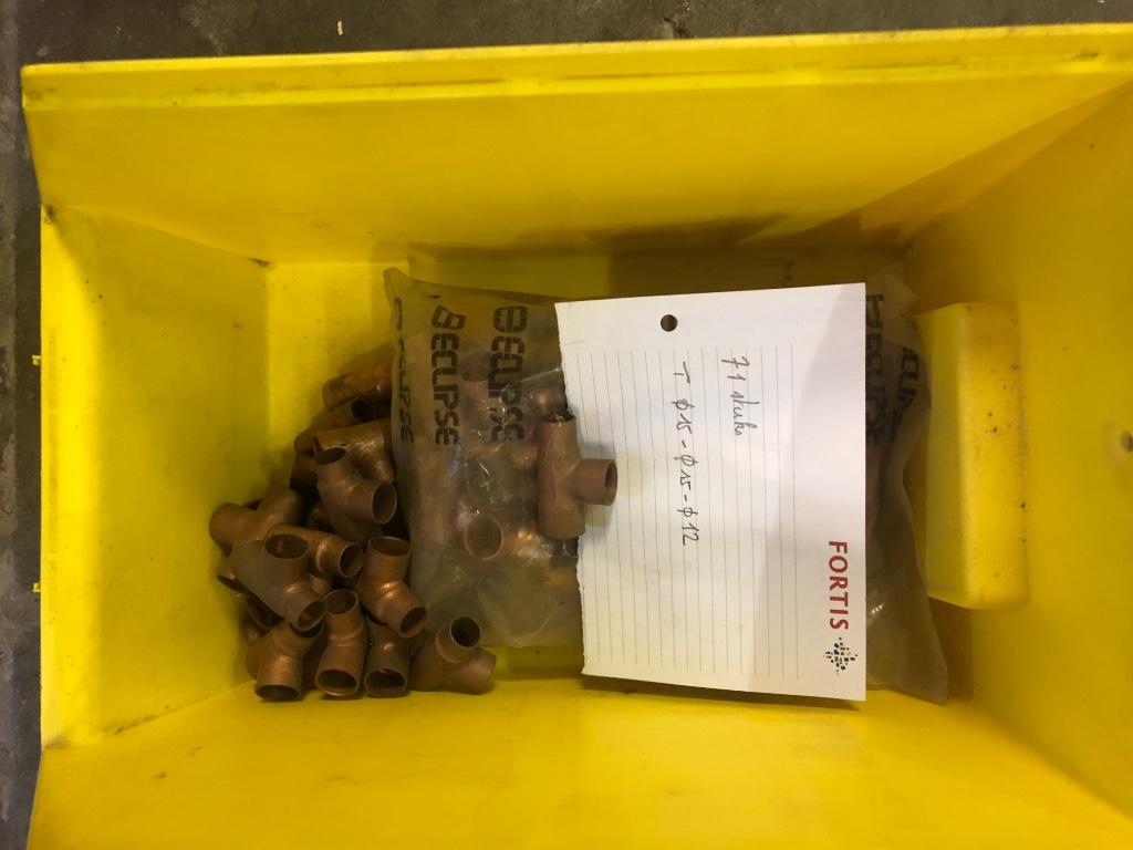 Koperen fittingen, Ophalen, Nieuw
