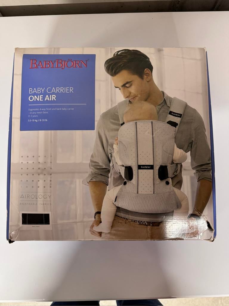 Draagzak Baby Carrier One Air BabyBjorn, Ophalen, Gebruikt, Buik of Rug, Baby Björn