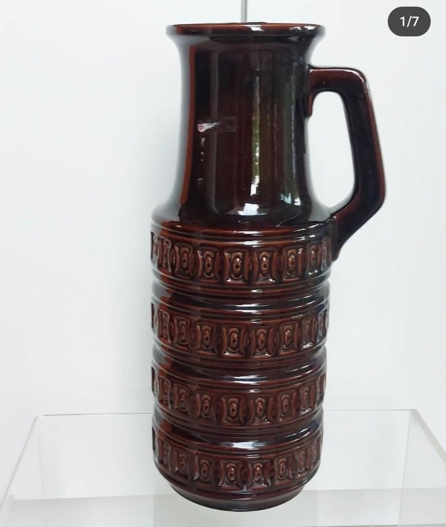 Vase de sol Scheurich en Allemagne de l'Ouest, Antiquités & Art, Enlèvement ou Envoi