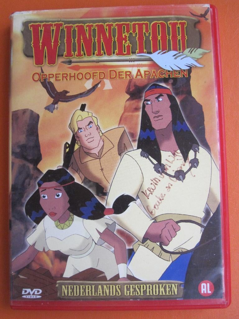 Winnetou - Opperhoofd der Apachen, Cd's en Dvd's, Dvd's | Tekenfilms en Animatie, Zo goed als nieuw, Amerikaans, Tekenfilm, Alle leeftijden