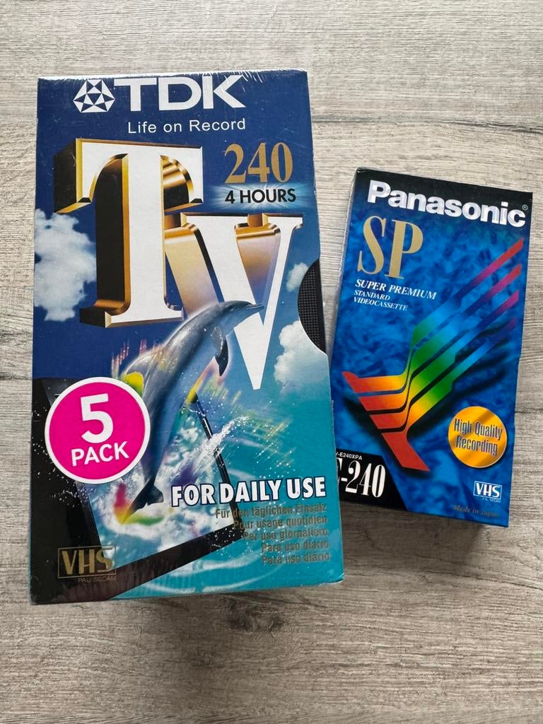 Videocassettes : 6 stuks, Ophalen, Nieuw in verpakking