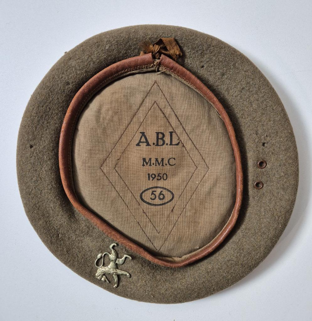 ABL baret 1950, Ophalen of Verzenden, Landmacht, Helm of Baret