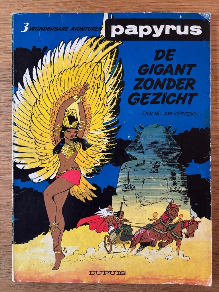 Strip: Papyrus - De gigant zonder gezicht, Livres, BD, Utilisé, Une BD, Enlèvement ou Envoi