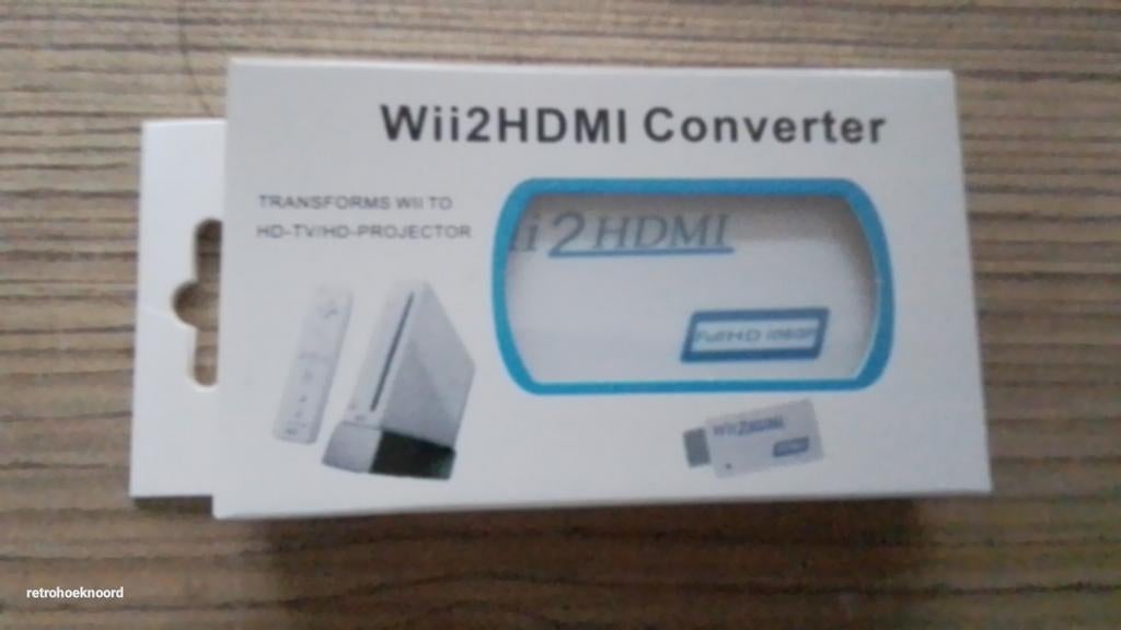 Convertisseur Wii2HDMI pour Nintendo Wii, Envoi, Comme neuf
