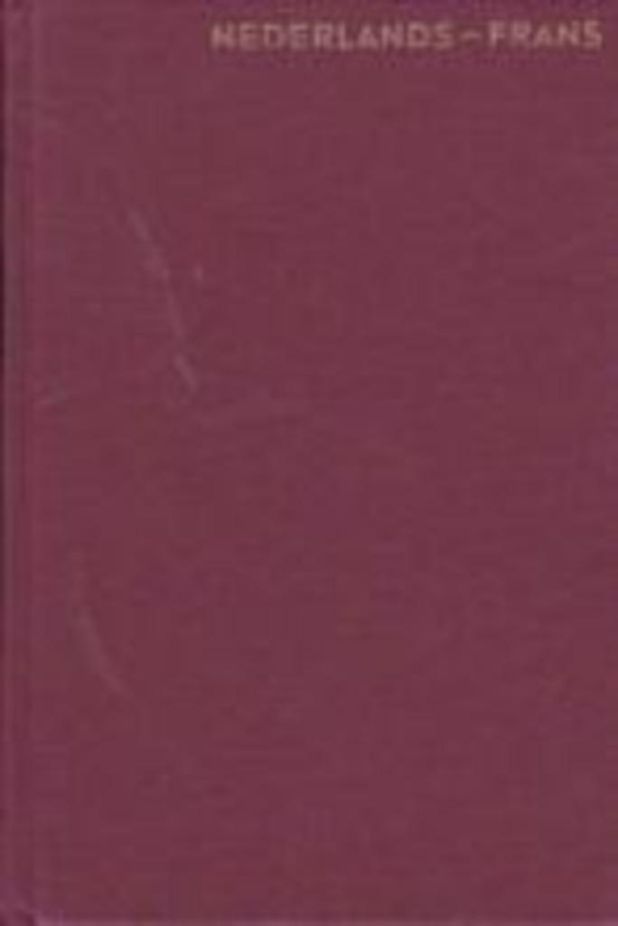 Frans Woordenboek Neerlands-Frans/Frans-Nederlands., Français, Comme neuf, H. Verrijn, H.R. Bouland., Secondaire
