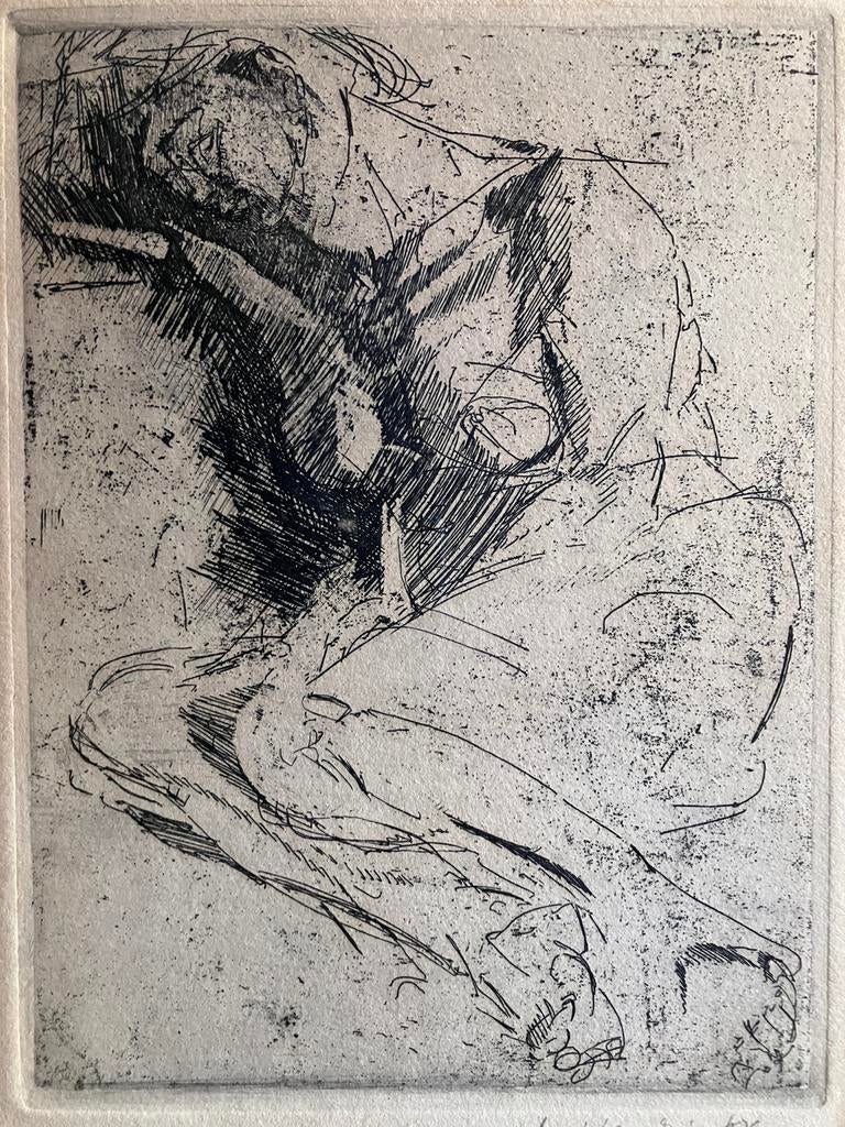 ets Jos Hendrickx (1906-1971), Antiek en Kunst, Kunst | Etsen en Gravures, Ophalen of Verzenden