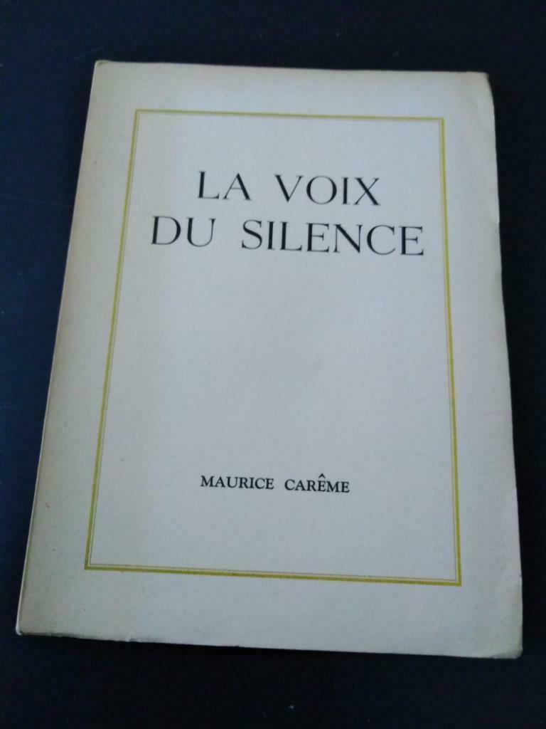 La voix du silence, Maurice Carême, Ophalen of Verzenden, Gelezen