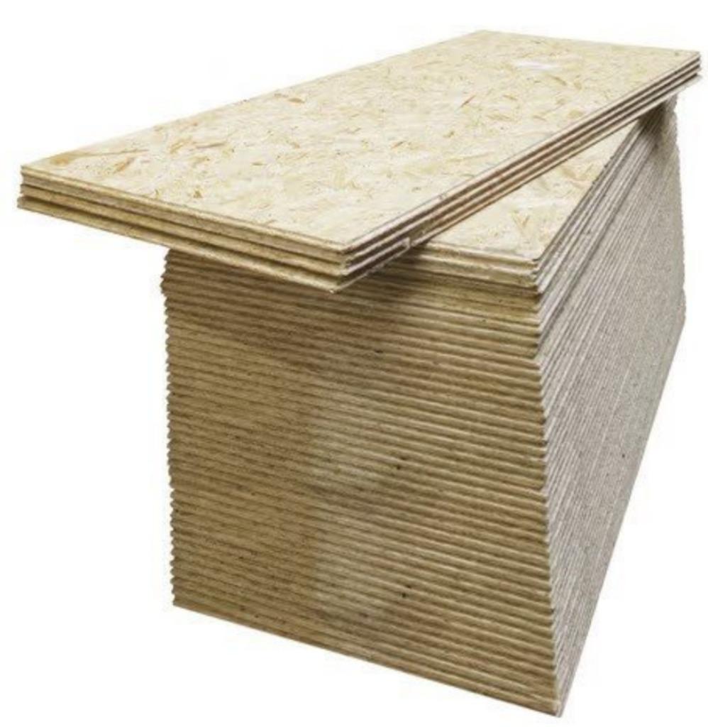 OSB3 installatieplaat 2050x625x15 mm E1 ongeschuurd: 6,75€ M, Ophalen of Verzenden, Nieuw, Knutselwerk