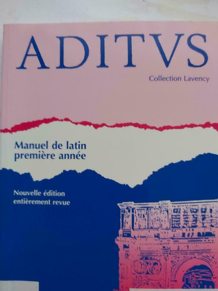Aditvs manuel de latin, Enlèvement ou Envoi, Neuf