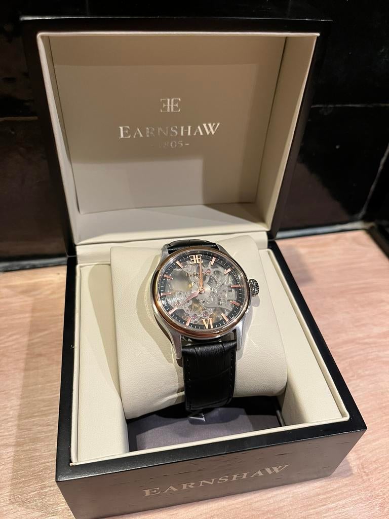 Thomas Earnshaw Skeleton Bauer, Bijoux, Sacs & Beauté, Montres | Hommes, Comme neuf, Envoi