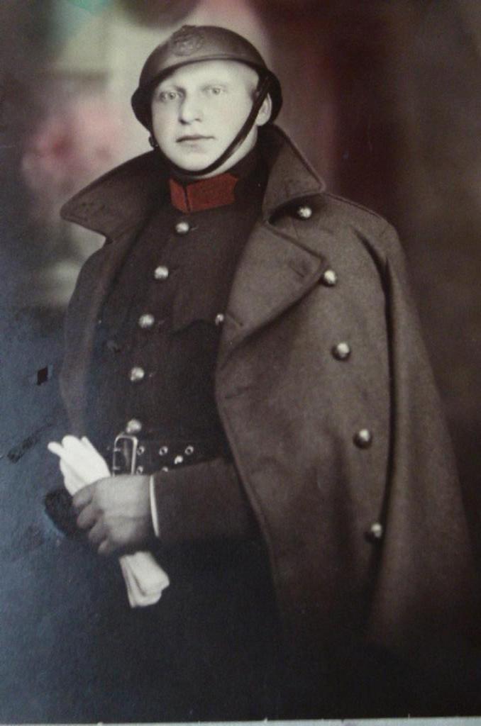 Foto van een Belgische soldaat rond 1930, Ophalen of Verzenden, Landmacht, Foto of Poster