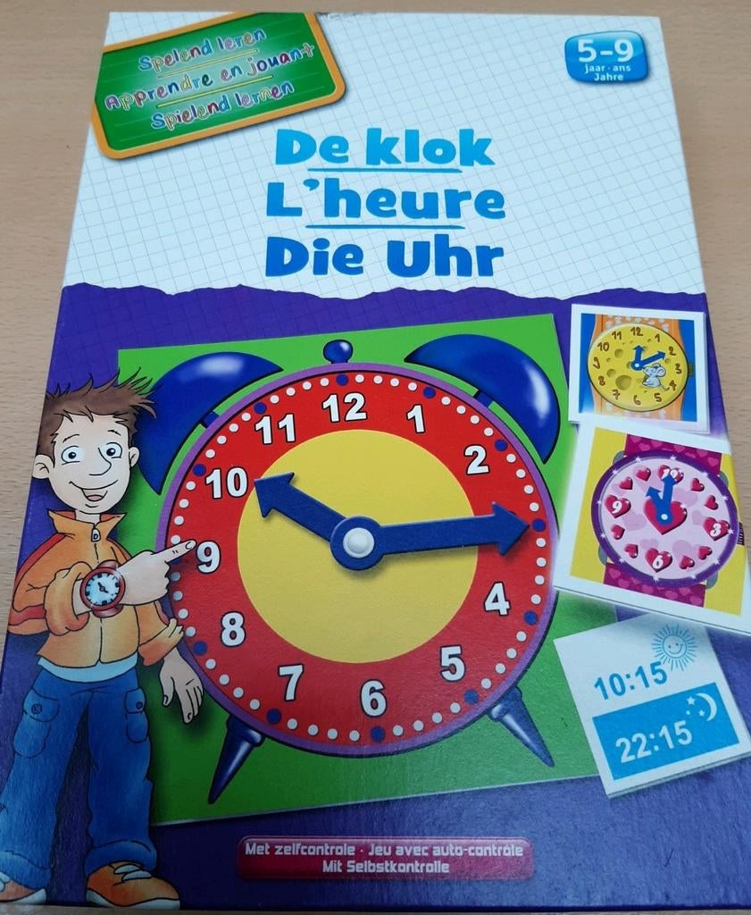 Spelend leren de klok, Kinderen en Baby's, Speelgoed | Educatief en Creatief, Ophalen, Zo goed als nieuw