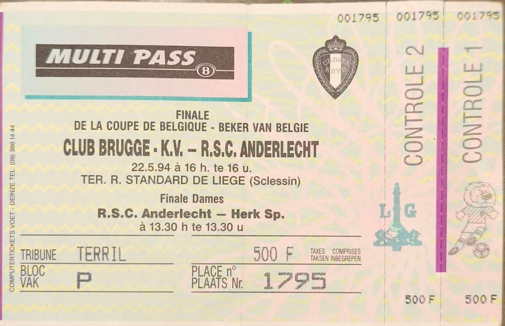 Ticket Anderlecht Bruges