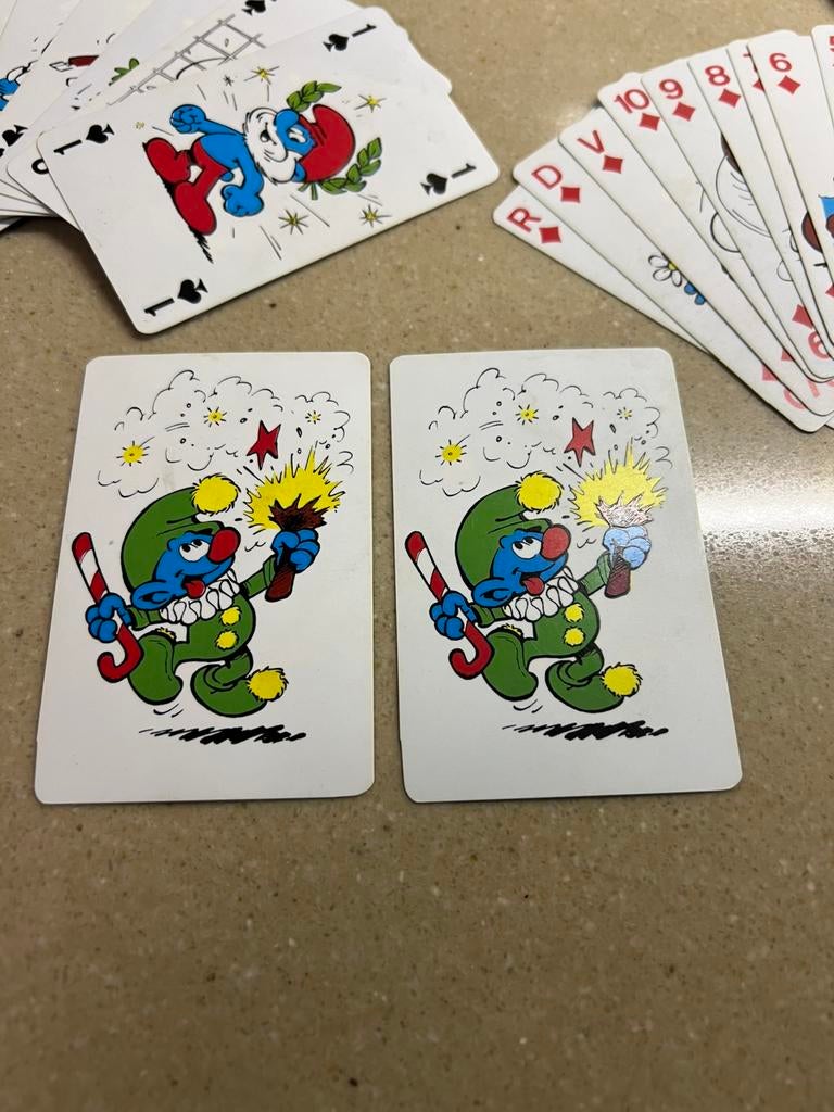 Jeu de cartes Schtroumpfs Peyo, Envoi, Neuf, Carte(s) à jouer