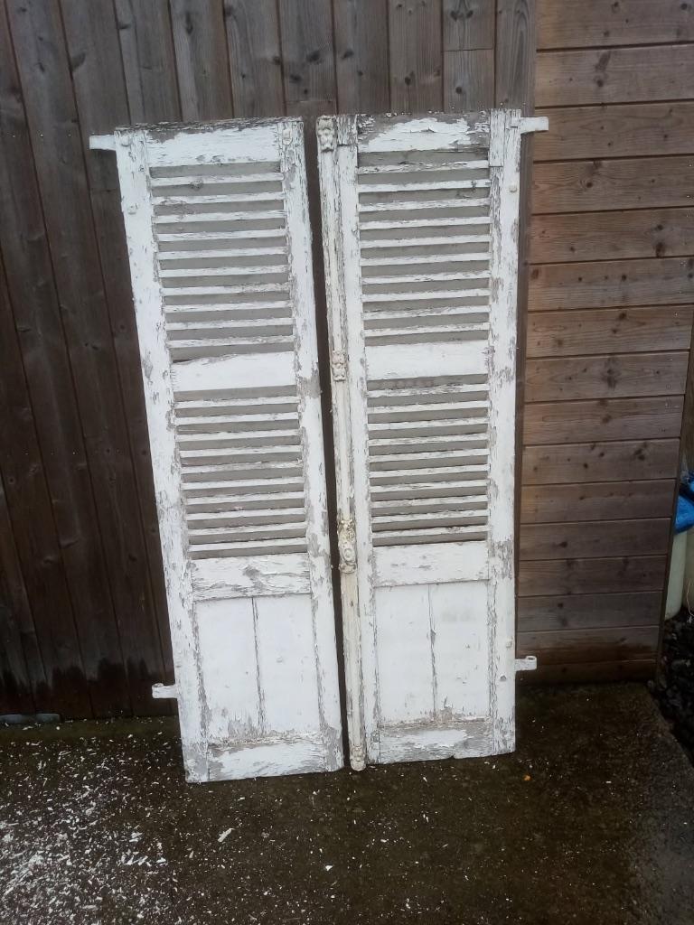 OUDE HOUTEN LUIKEN, JAREN 30, Antiek en Kunst, Curiosa en Brocante, Ophalen