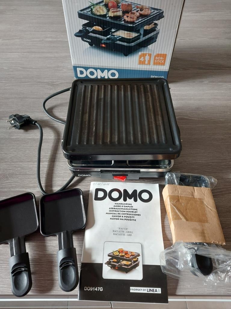 Domo DO9147G raclette-grill, Ophalen of Verzenden