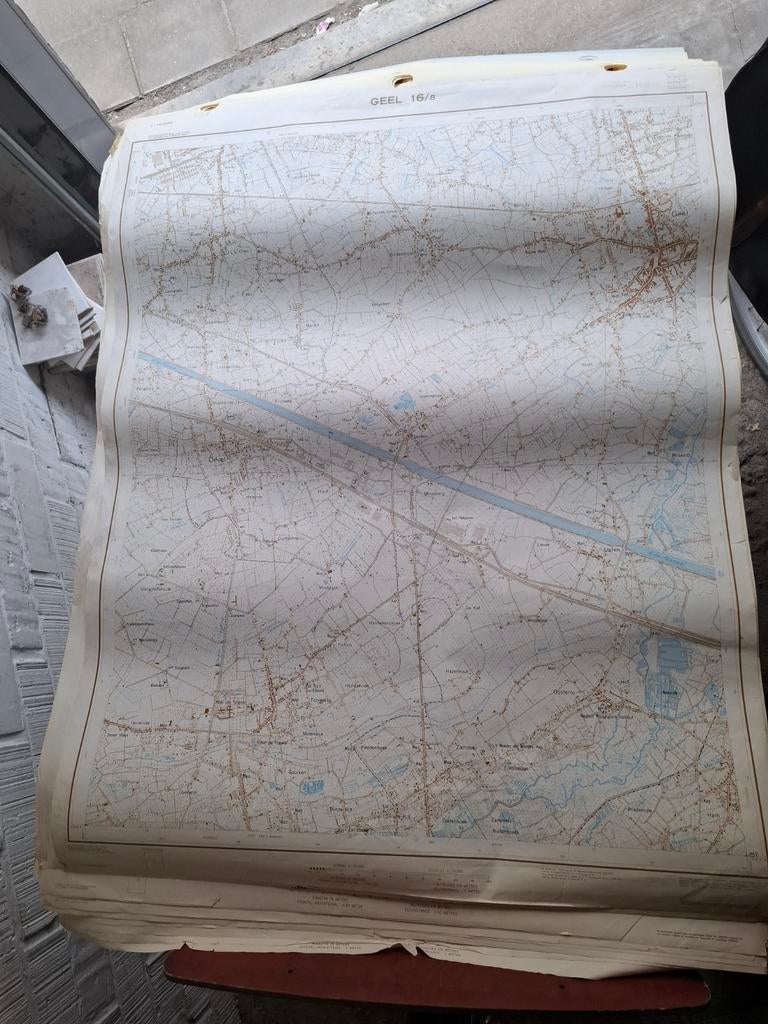 Gedetailleerde topografische kaarten provincie Antwerpen, Boeken, Ngi, Landkaart, 1800 tot 2000, België
