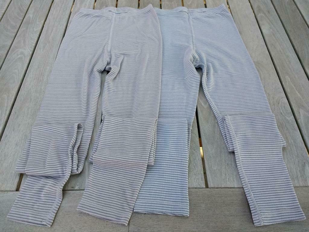 gestreepte thermobroeken/skikleding m. 152, Enlèvement, Comme neuf, Garçon ou Fille, Vêtements de sport ou Maillots de bain