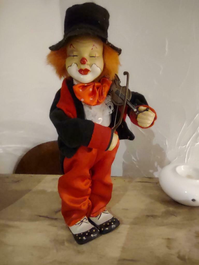 Bewegend muziekaal clowntje, Verzamelen, Ophalen of Verzenden
