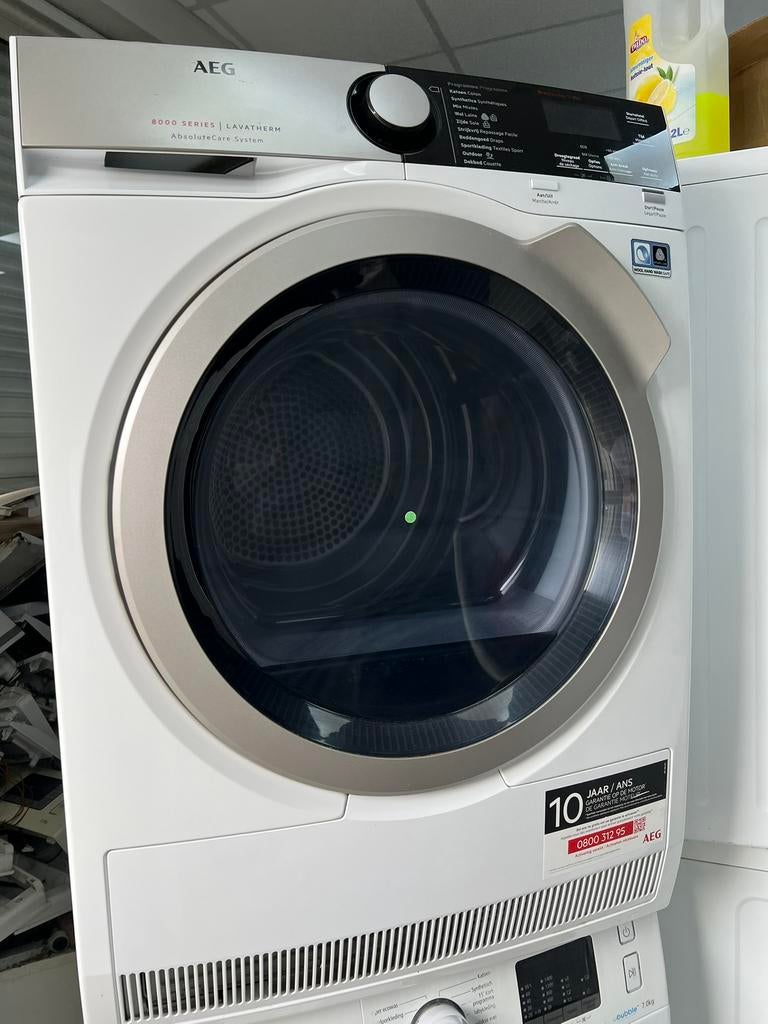 ✅ Aeg warmtepompdroger 8000 series A+++ MET GARANTIE, Ophalen of Verzenden, Zo goed als nieuw
