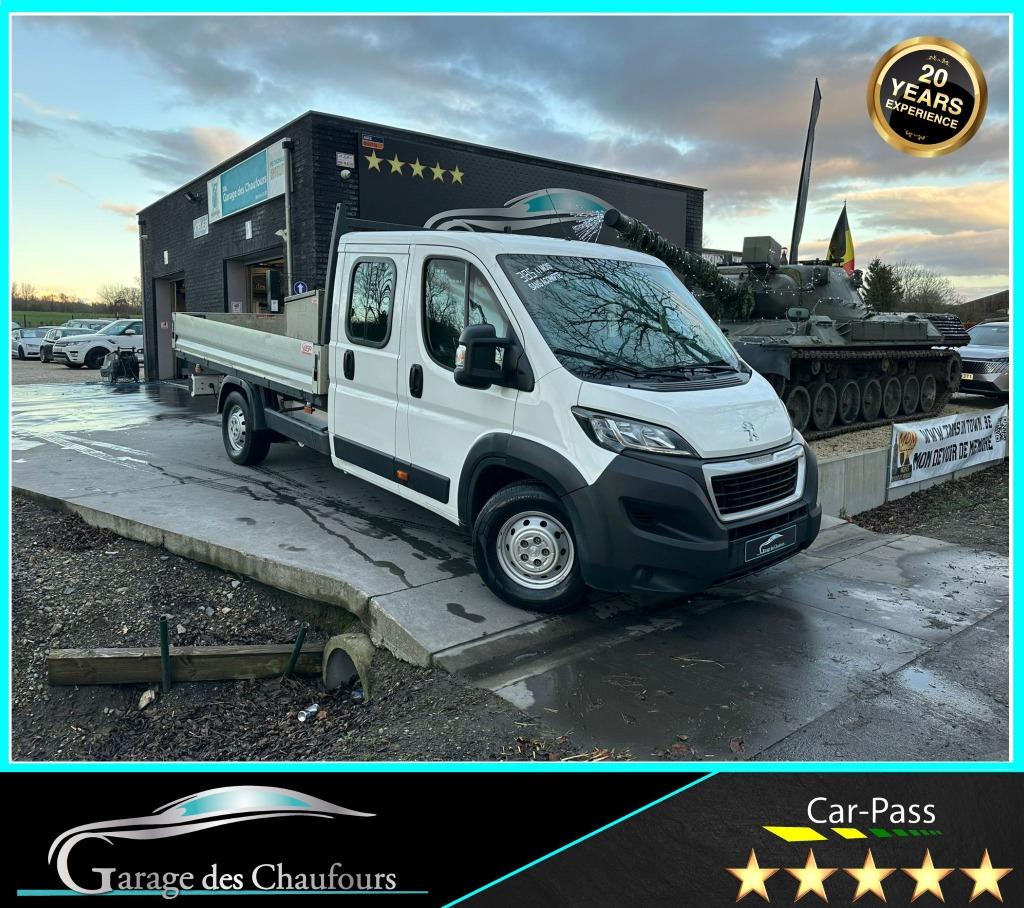 Peugeot Boxer 2.0 HDi -! 7 zitplaatsen! - 1e eigenaar - BTW, Auto's, Peugeot, Voorwielaandrijving, Euro 6, 4 cilinders, Grijs