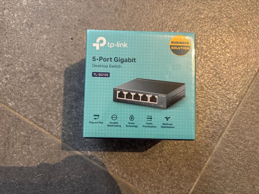 TP-link 5-Port Gigabit Desktop Switch, Ophalen of Verzenden, Nieuw