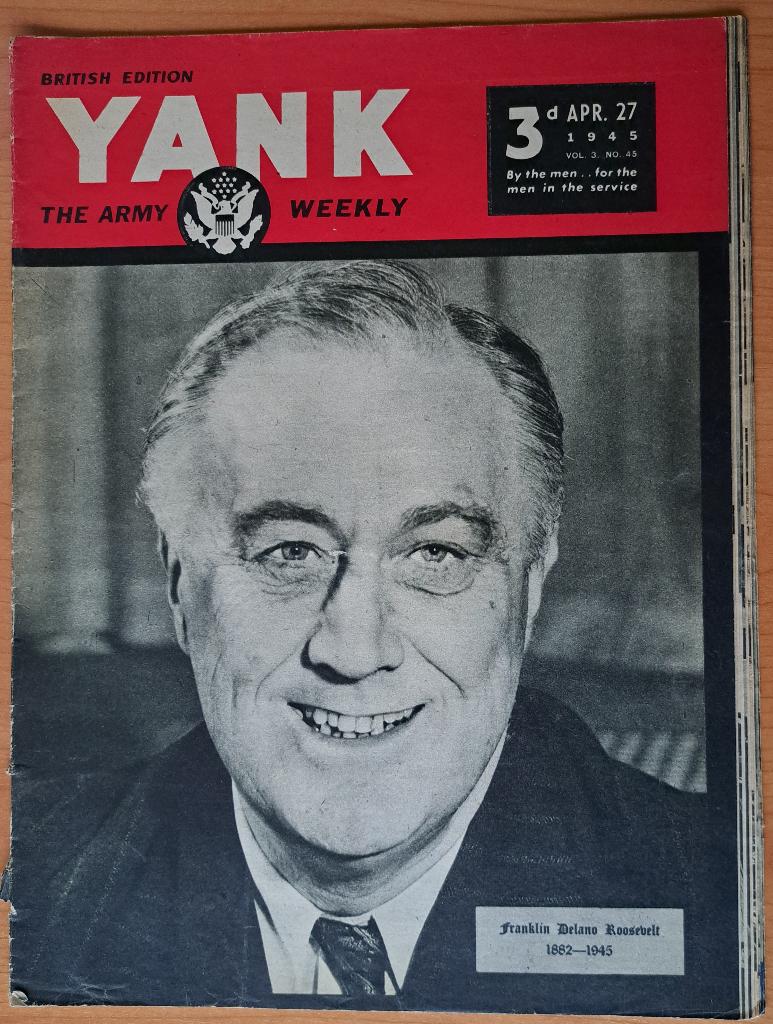 WW2/WW2 « YANK Magazines » Lot de 12, Enlèvement ou Envoi, Armée de terre, Livre ou Revue