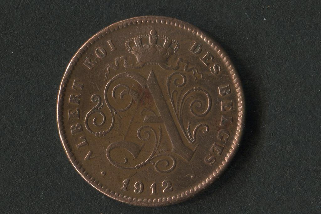 2 centimes - Albert Ier en français 1912, Enlèvement ou Envoi, Métal, Monnaie en vrac