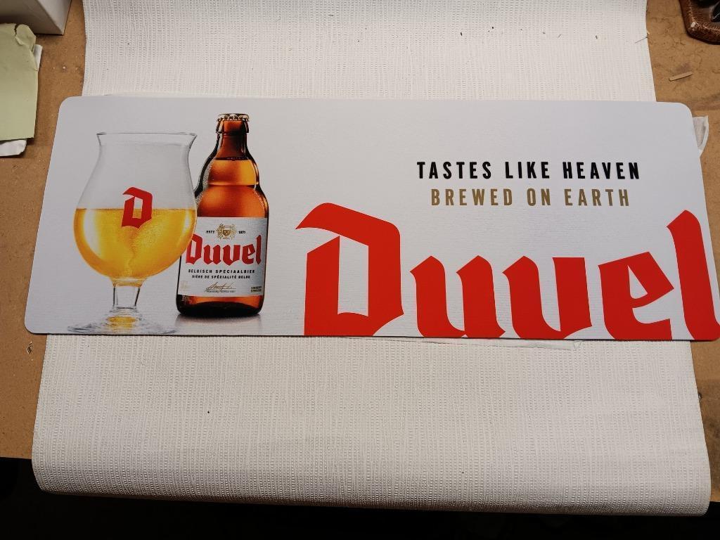 Toogmat / biermat Duvel Moortgat 2, Ophalen of Verzenden, Zo goed als nieuw, Overige typen, Duvel